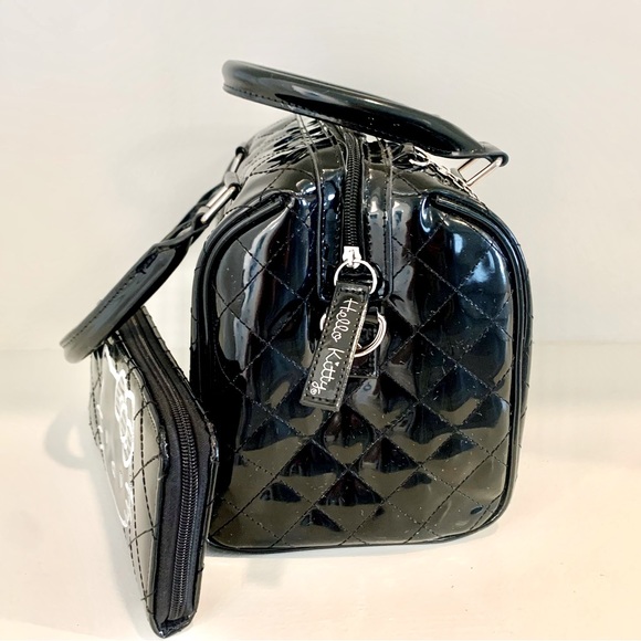 Hello Kitty Embossed Handbag with matching Wallet Nwot - Picture 3 of 7